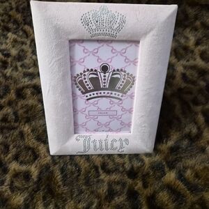 Juicy Couture Pink and Silver Crown Kids Frame